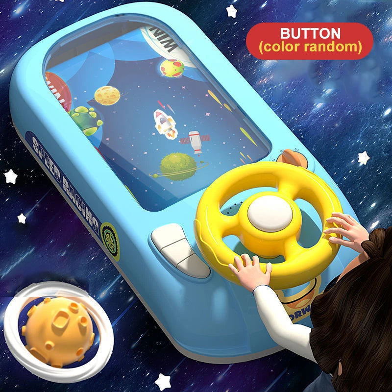 Simulated Driving Racing Car Board Game with Sound Interactive Simulation Racing Toy Car Racing Adventure Toy for 3+ Kids Gifts
