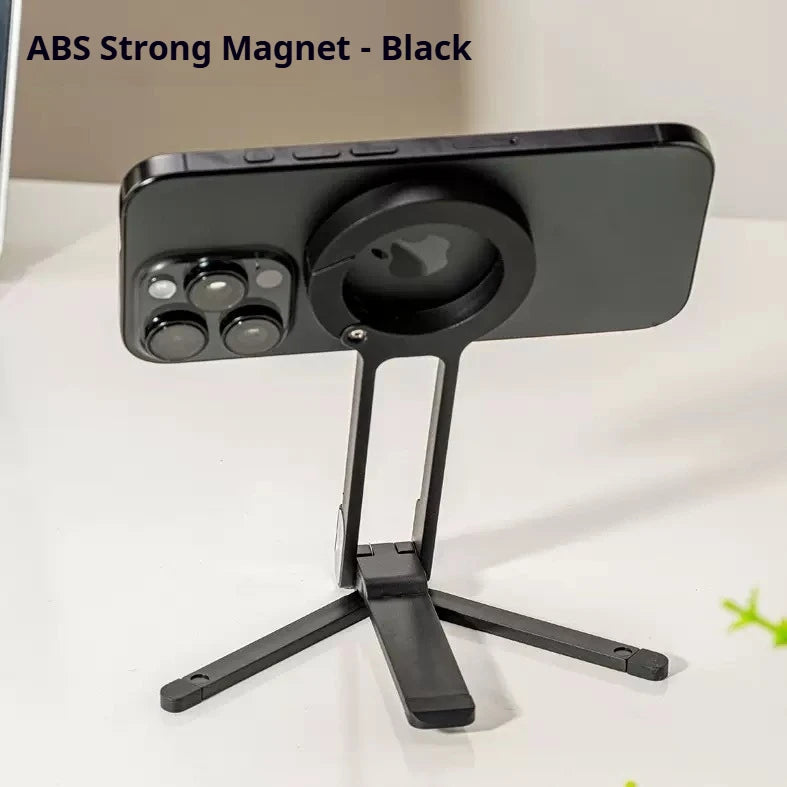 Mountaineering strong magnetic phone holder portable photography multi-functional horizontal vertical tripod expandable light