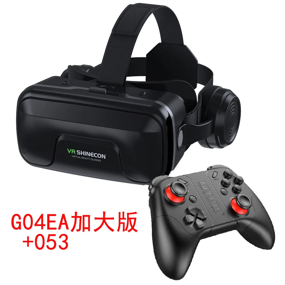 VR Shinecon Virtual Reality Casque Helmet 3D Glasses For Smartphone Smart Phone Headset Goggles Binoculars Video Game Wirth Lens
