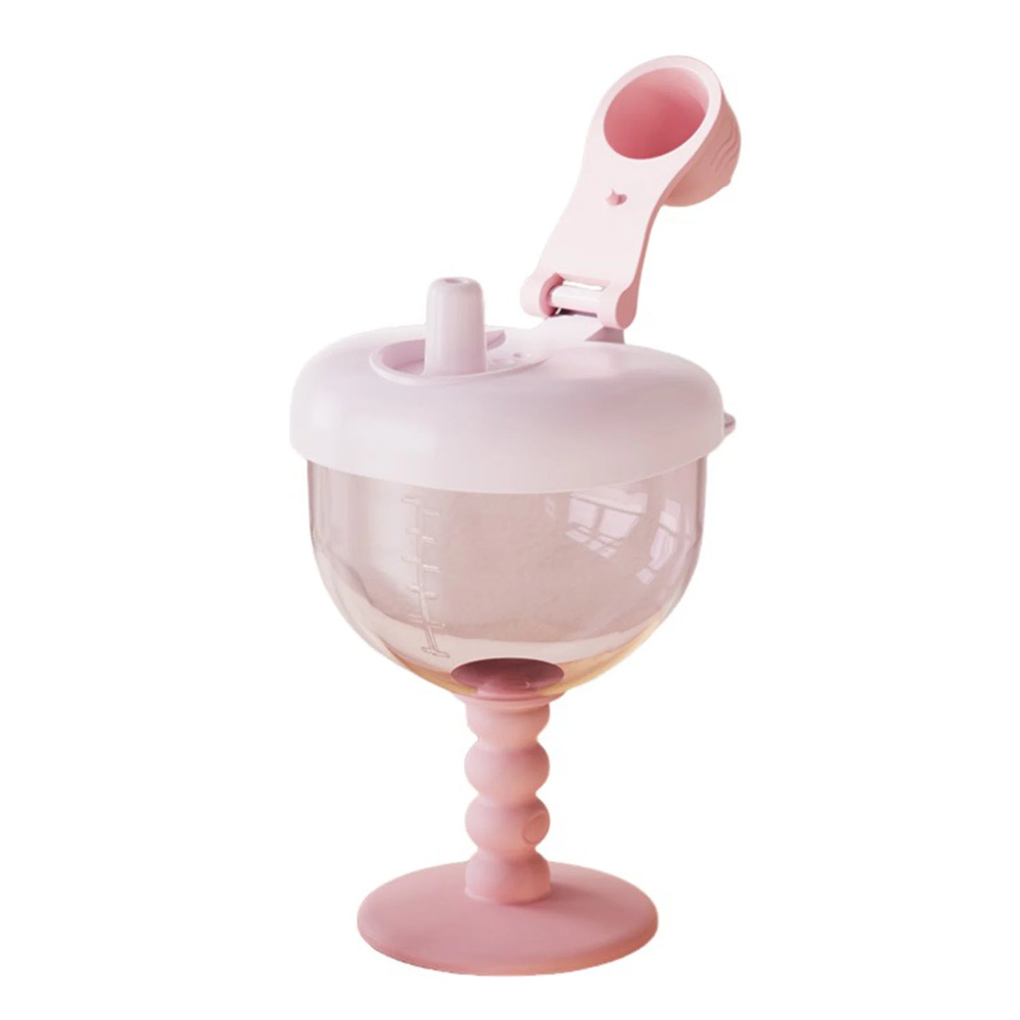 Infant Drinking Cup PP Material Spill-Proof With Measurement Baby Training Cup Anti-Fall Design Easy Grip Clear Scale Accurate