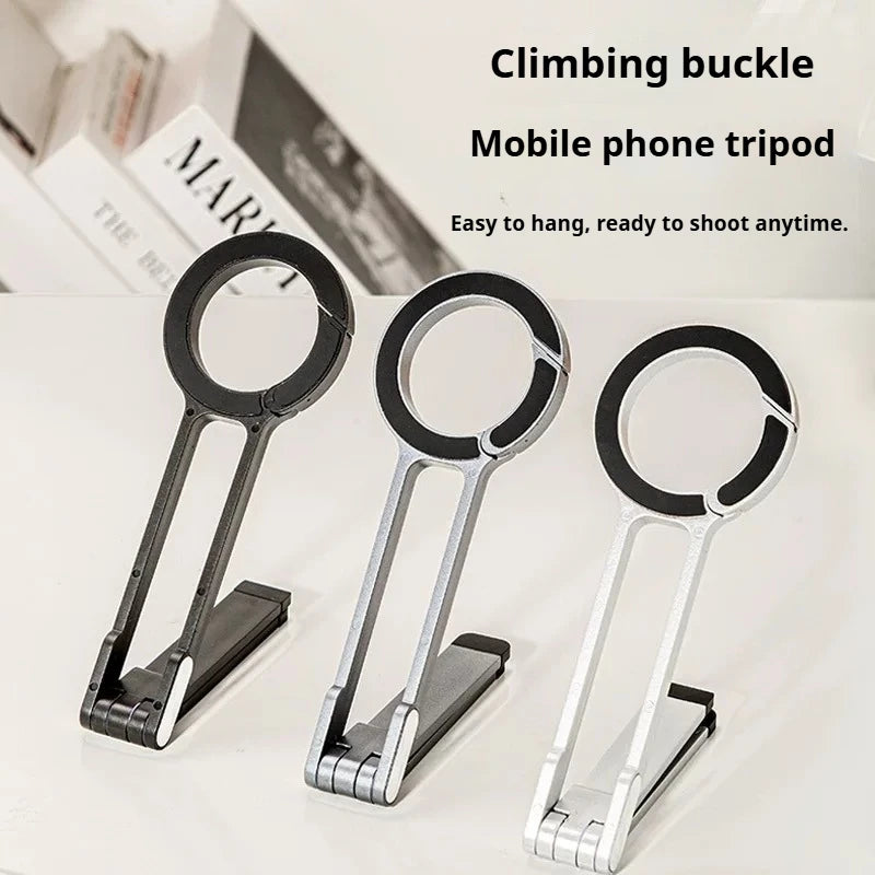 Mountaineering strong magnetic phone holder portable photography multi-functional horizontal vertical tripod expandable light