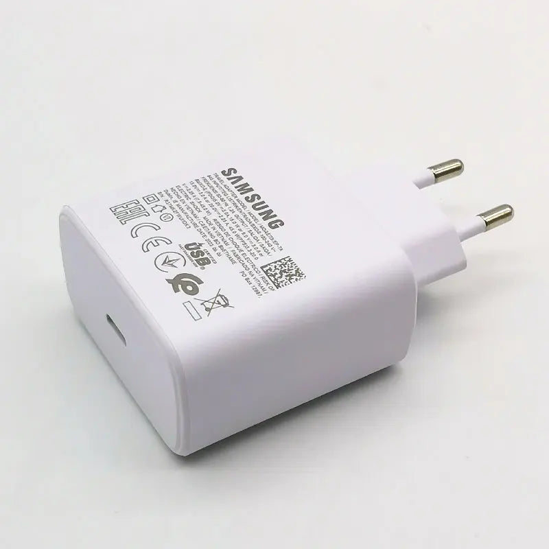 Samsung 45W Charger Super Fast Charge Adapter For Galaxy S25 S24 S20 S21 S22 S23 Note 20 Ultra 10 Plus FE Z Flip Fold 6 5 4 3 2