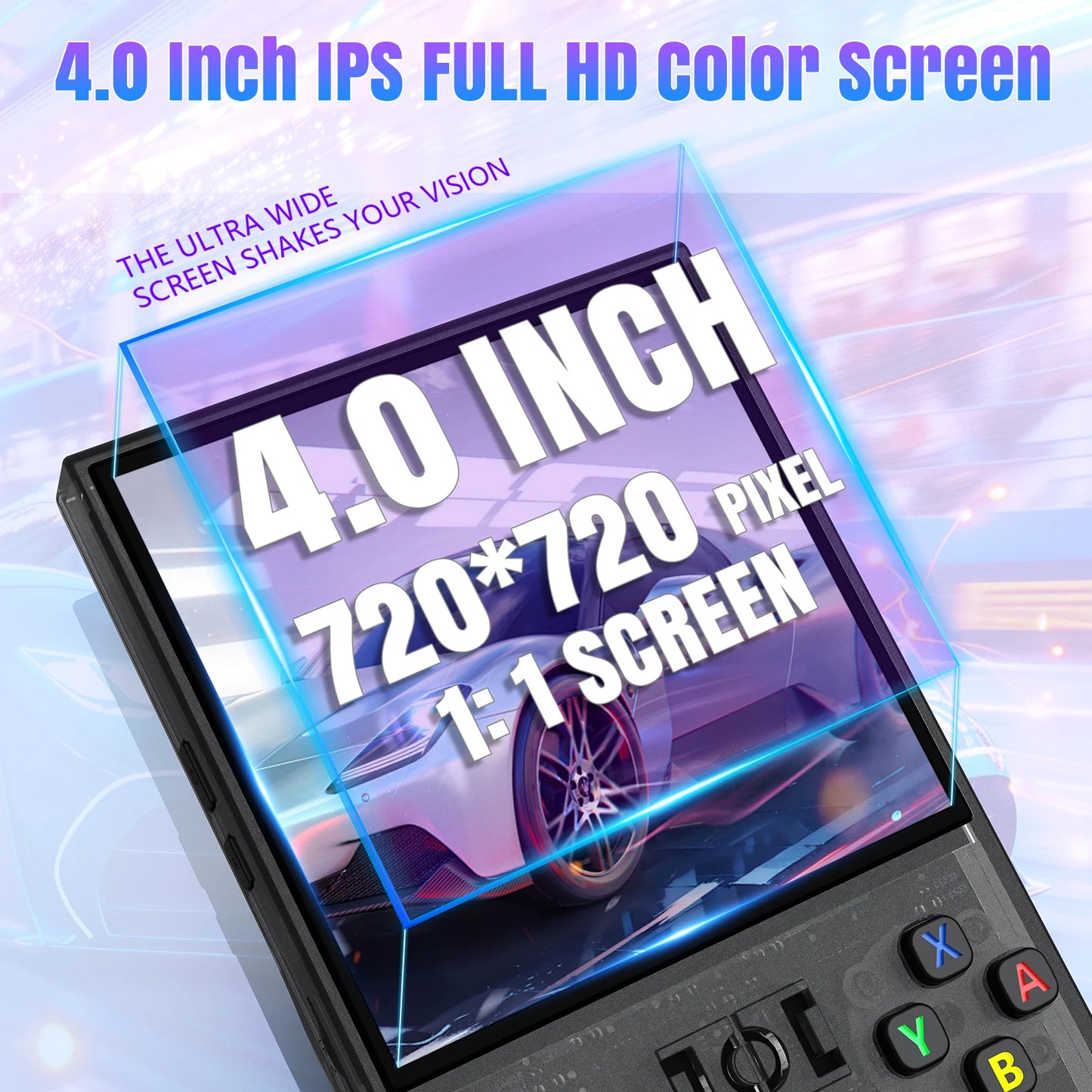 Open Source R36MAX Retro Handheld Video Game Console RK3326 Chip 64/128G 18000+Games Linux System Portable Pocket Game Player