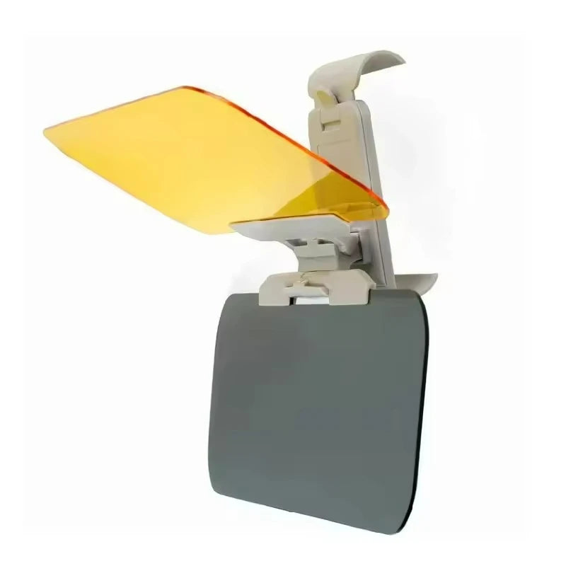 Foldable Car Sun Visor HD Anti-Glare Sunglasses Day & Night Vision Driving Mirror UV Protection Flip-Down Interior Accessories