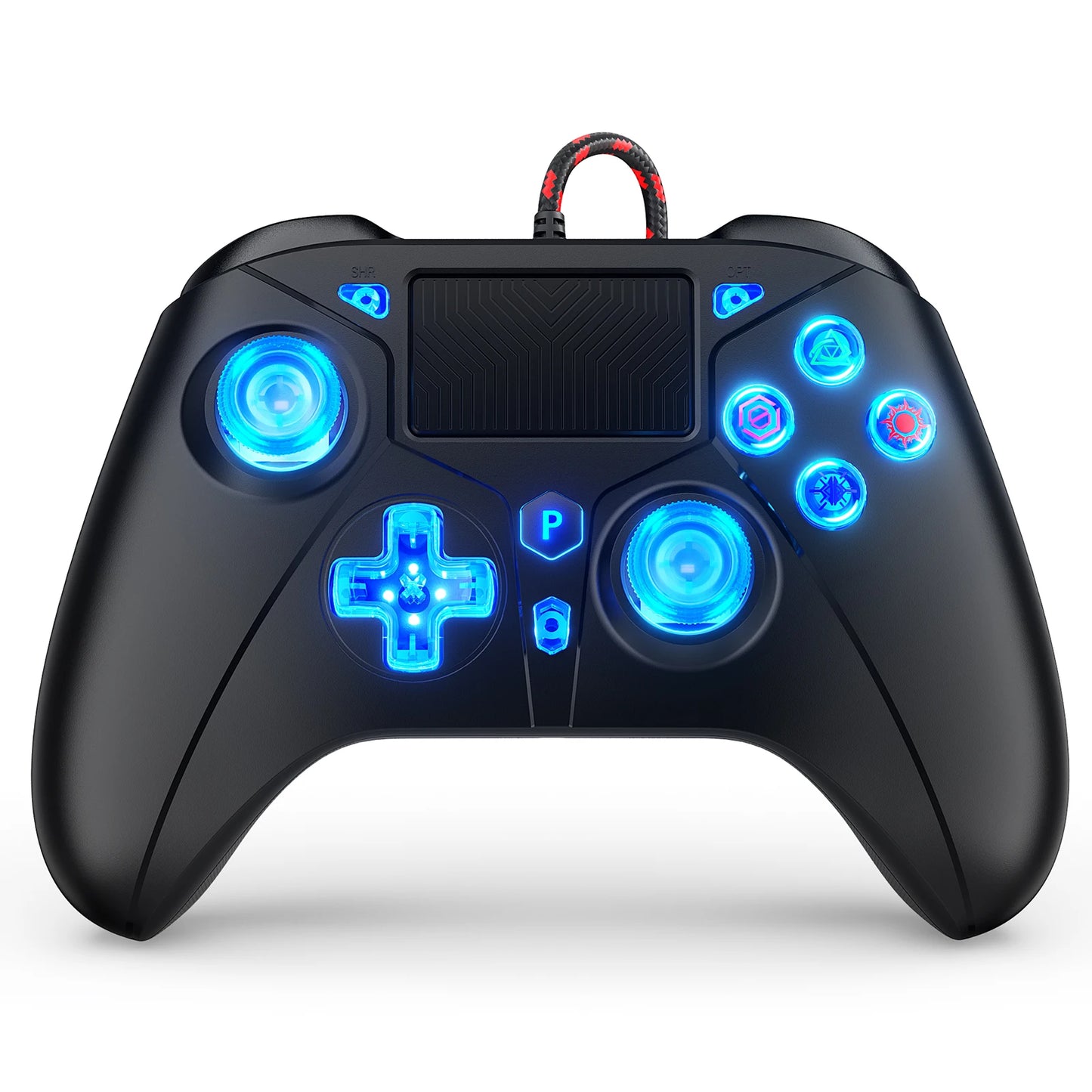 Controller for PS5/4/PC Console Gamepad Wired Rocker Turbo Dual Sense Vibrate Joystick Gaming Remote Control Handle Controllers