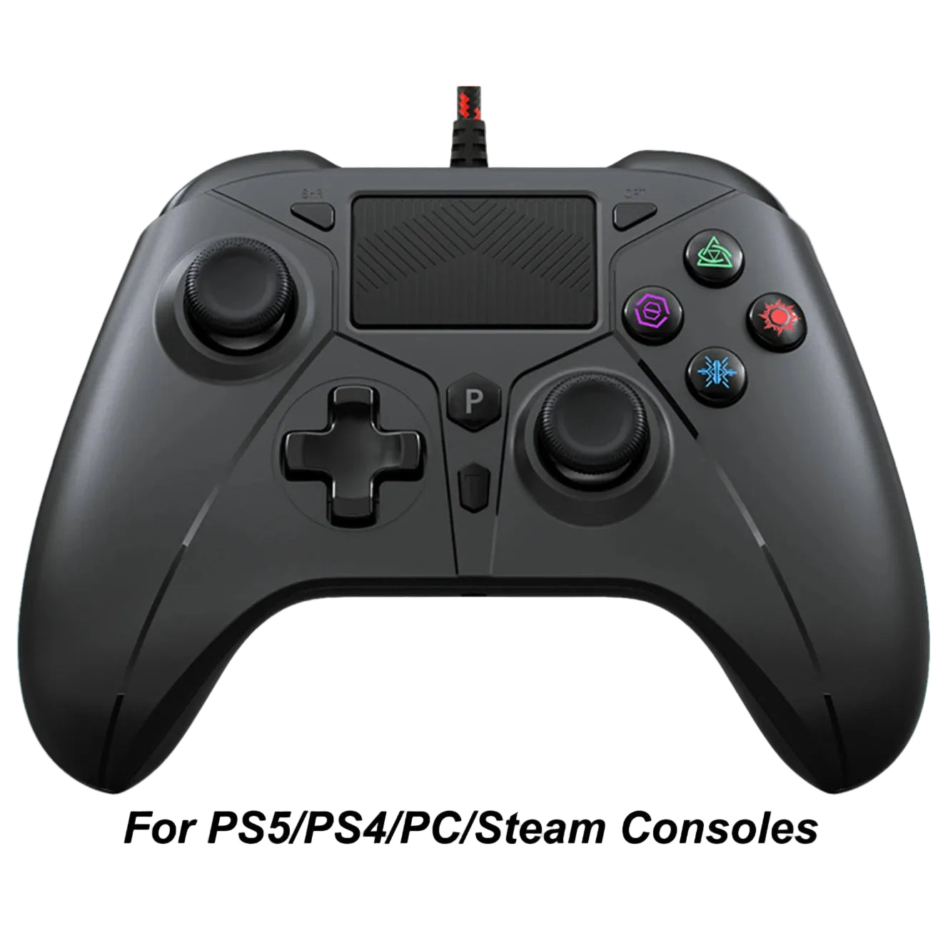 Controller for PS5/4/PC Console Gamepad Wired Rocker Turbo Dual Sense Vibrate Joystick Gaming Remote Control Handle Controllers