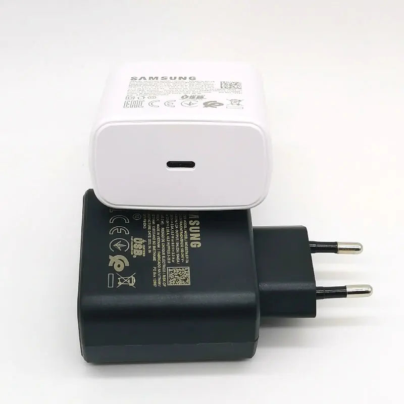 Samsung 45W Charger Super Fast Charge Adapter For Galaxy S25 S24 S20 S21 S22 S23 Note 20 Ultra 10 Plus FE Z Flip Fold 6 5 4 3 2