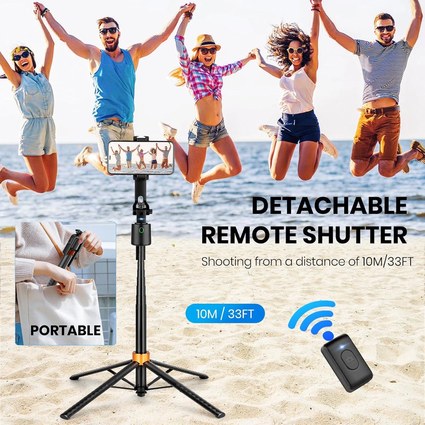 1.8m/71in AI Smart Gimbal Tripod Selfie Stick Foldable 360° Auto Follow-Up Face Tracking Gimbal Phone Holder For iPhone Android