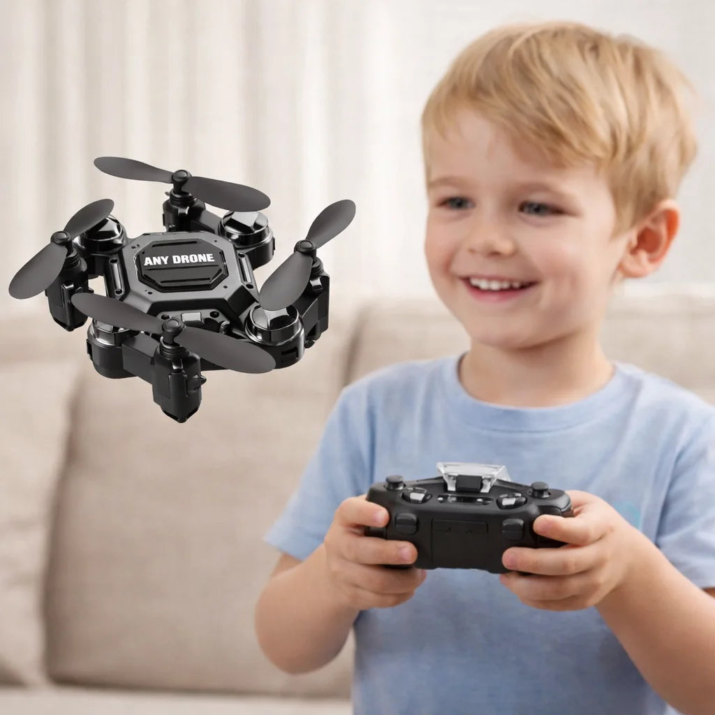 Plastic Mini Remote Control Aircraft Flying Quadcopter Rotation Remote Control Plane Durable Four-axis Micro Aircraft Children's