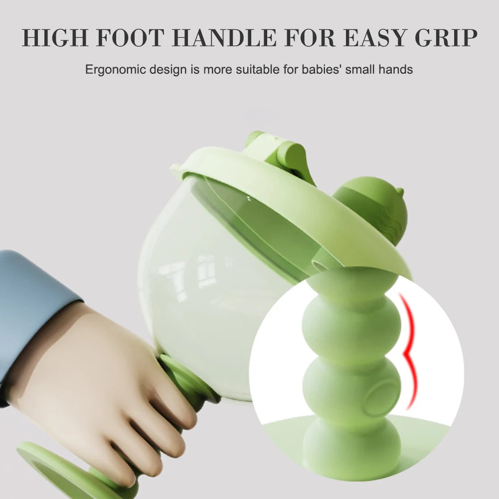 Infant Drinking Cup PP Material Spill-Proof With Measurement Baby Training Cup Anti-Fall Design Easy Grip Clear Scale Accurate