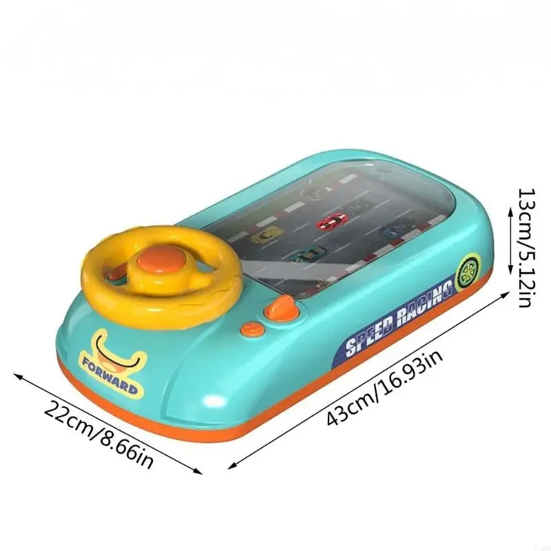 Simulated Driving Racing Car Board Game with Sound Interactive Simulation Racing Toy Car Racing Adventure Toy for 3+ Kids Gifts