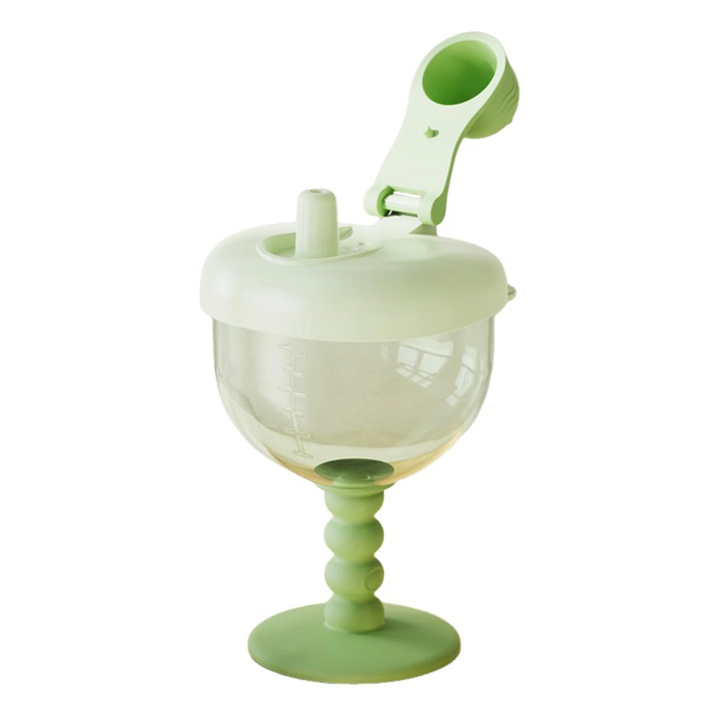 Infant Drinking Cup PP Material Spill-Proof With Measurement Baby Training Cup Anti-Fall Design Easy Grip Clear Scale Accurate