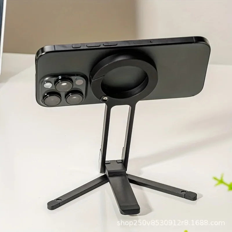 Mountaineering strong magnetic phone holder portable photography multi-functional horizontal vertical tripod expandable light