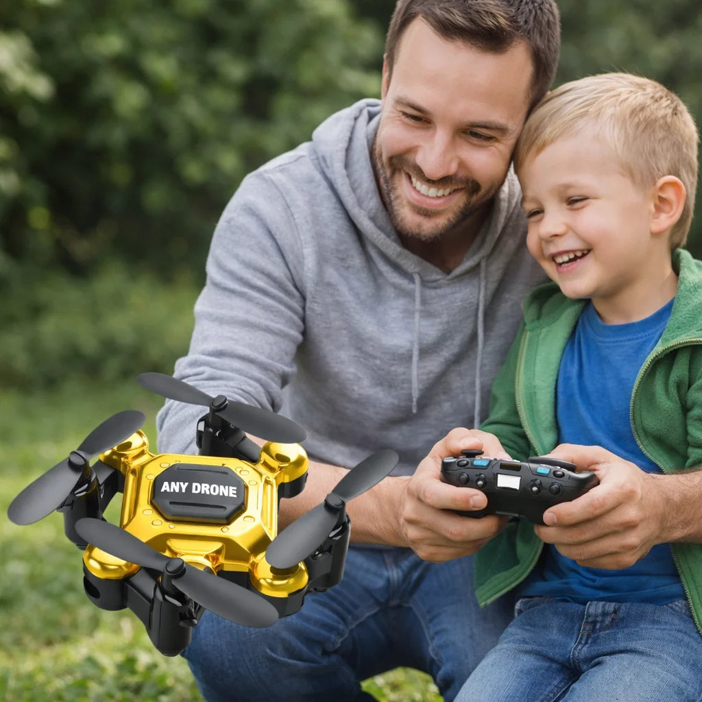 Plastic Mini Remote Control Aircraft Flying Quadcopter Rotation Remote Control Plane Durable Four-axis Micro Aircraft Children's