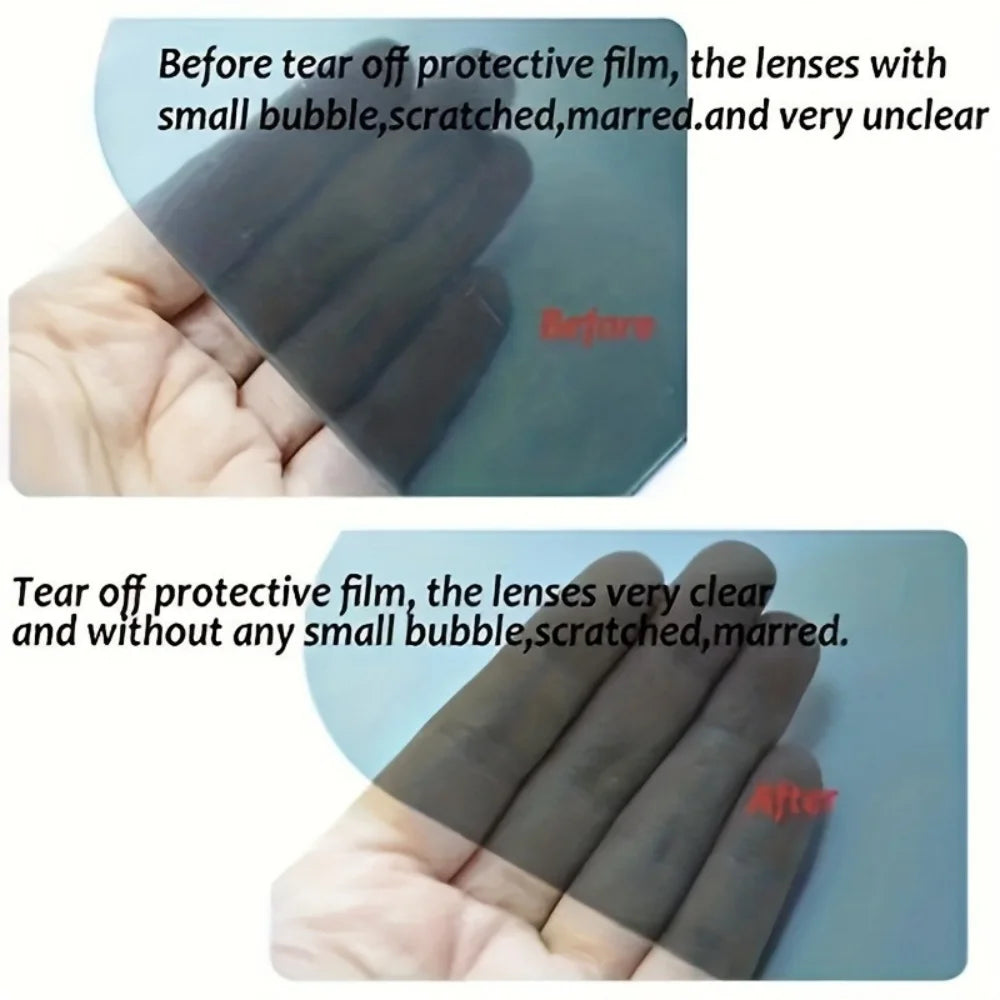 Foldable Car Sun Visor HD Anti-Glare Sunglasses Day & Night Vision Driving Mirror UV Protection Flip-Down Interior Accessories