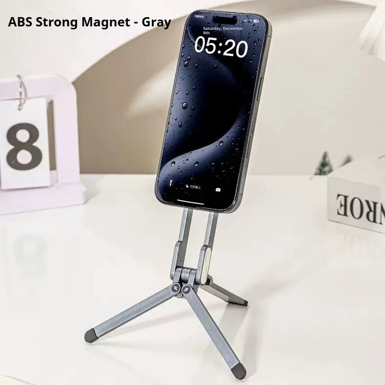 Mountaineering strong magnetic phone holder portable photography multi-functional horizontal vertical tripod expandable light