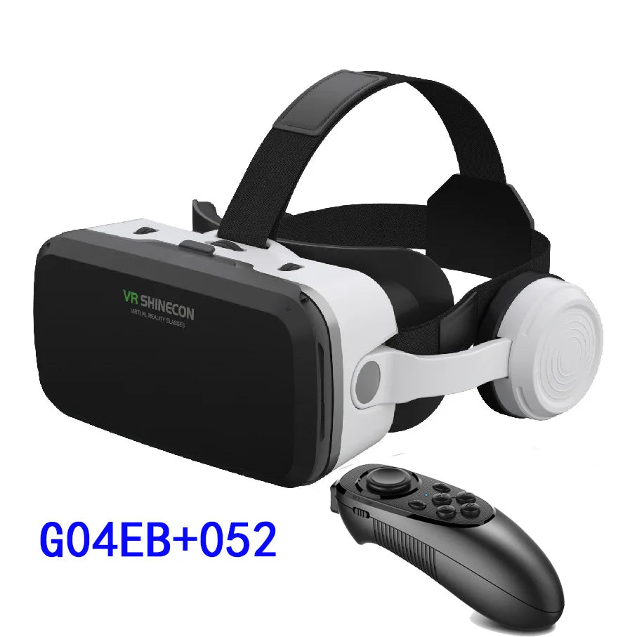 VR Shinecon Virtual Reality Casque Helmet 3D Glasses For Smartphone Smart Phone Headset Goggles Binoculars Video Game Wirth Lens