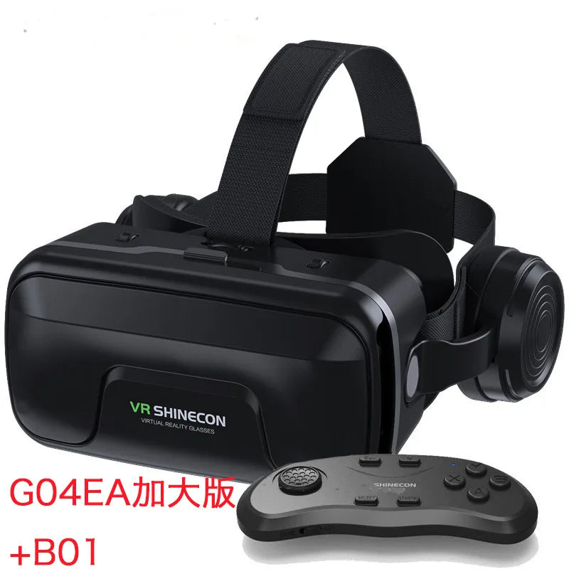 VR Shinecon Virtual Reality Casque Helmet 3D Glasses For Smartphone Smart Phone Headset Goggles Binoculars Video Game Wirth Lens