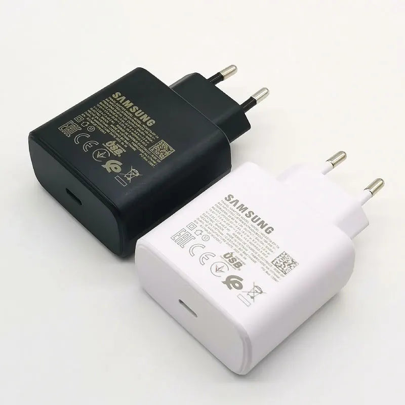 Samsung 45W Charger Super Fast Charge Adapter For Galaxy S25 S24 S20 S21 S22 S23 Note 20 Ultra 10 Plus FE Z Flip Fold 6 5 4 3 2